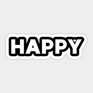 Happy Heart Sticker